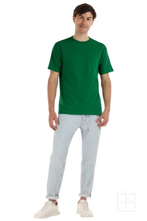 Playera Cuello Redondo Manga Corta para Hombre Color Verde Bandera
