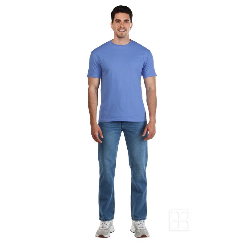 Playera azul 100% algodón, hombre, Grande, Foset, Camisetas, 60420