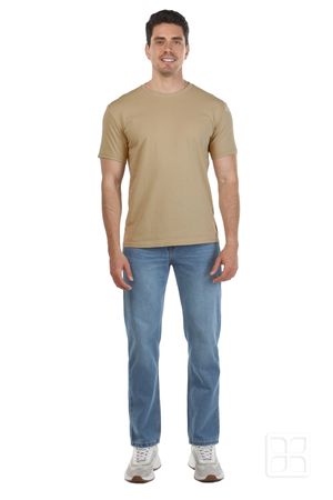 Playera Cuello Redondo Manga Corta para Hombre Color Kaki
