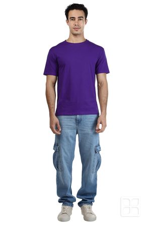 Playera Cuello Redondo Manga Corta para Hombre Color Morado