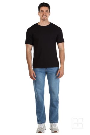 Playera Cuello Redondo Manga Corta para Hombre Color Negro