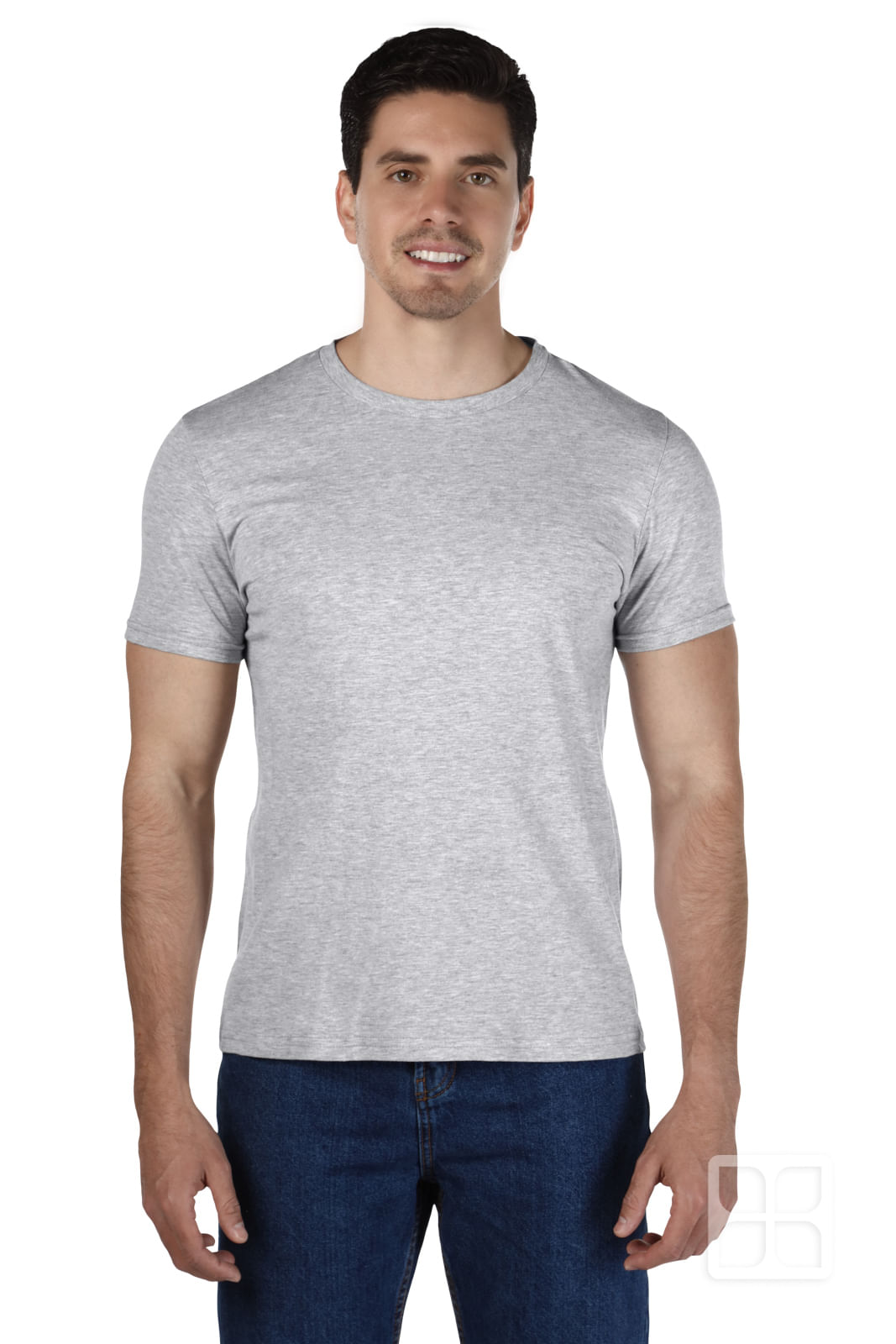 Camisas De Cuello Redondo Para Hombre, Ajuste Clásico, Transpirable, Manga Corta, Casual, Delgada, Cuello Redondo, Negro