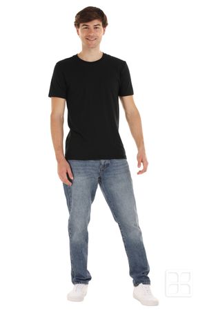 Playera Cuello Redondo Manga Corta Premium para Hombre Color Negro