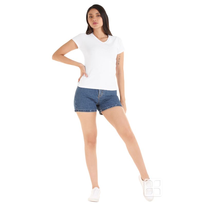 Playera blanca para online mujer