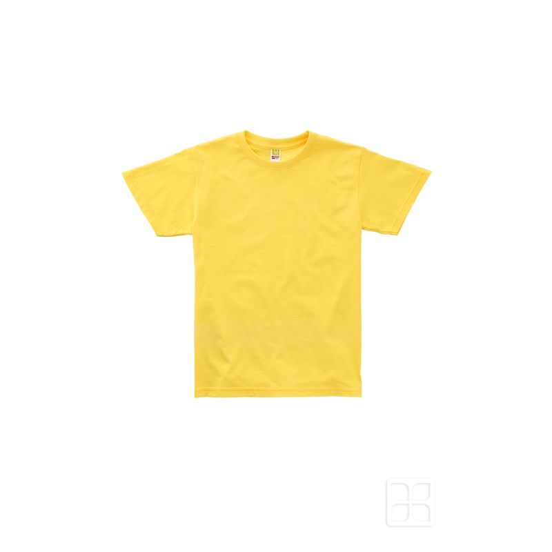 Camiseta a la base niño - Amarillo canario — Indiewears