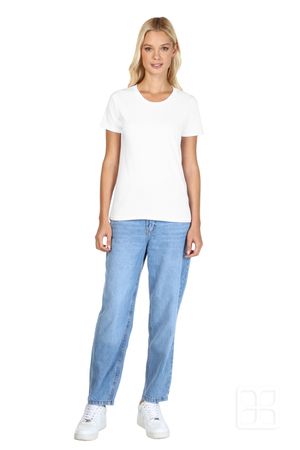 Playera Cuello Redondo Manga Corta para Mujer Color Blanco