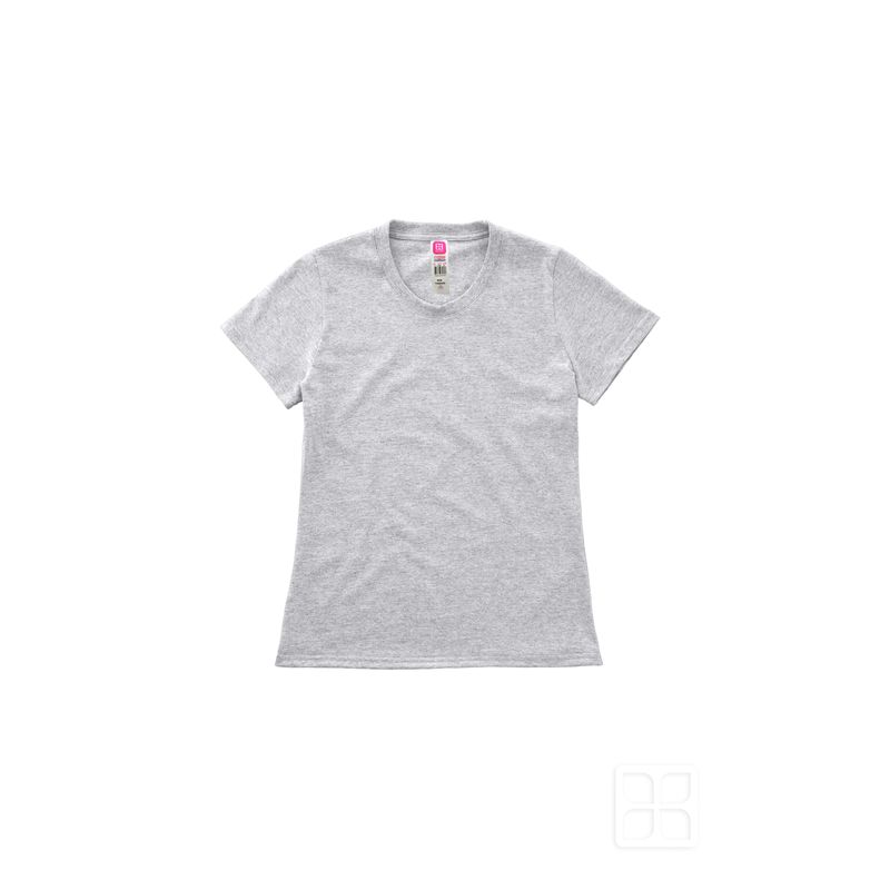 Playera Cuello Redondo Manga Corta Para Mujer Jaspe 