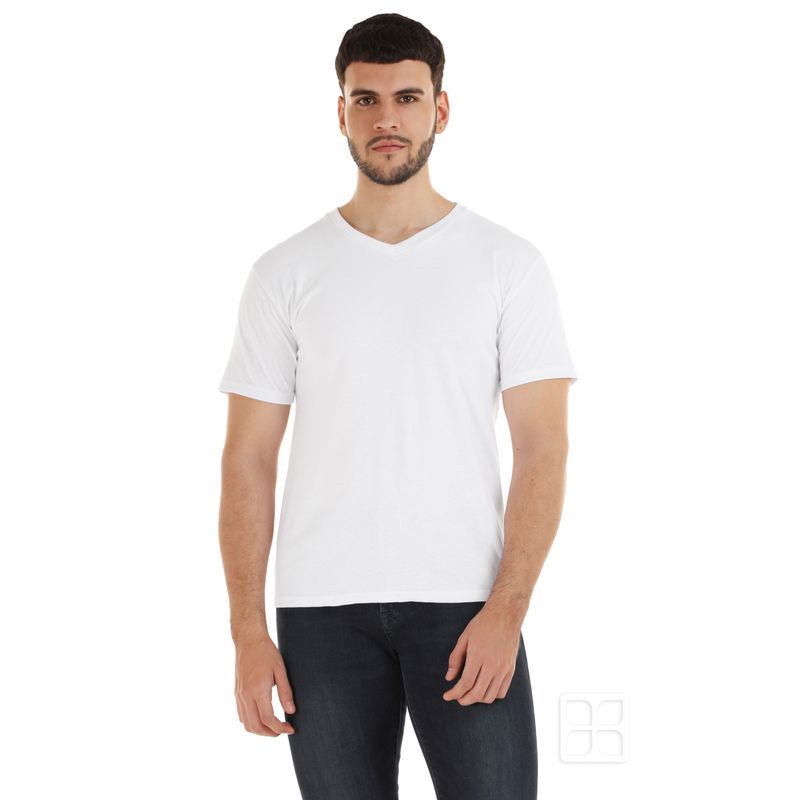  Camiseta de manga corta con cuello en V para hombre, camiseta  ajustada con tiras deportivas (color : cuello redondo, blanco, talla: XL) :  Ropa, Zapatos y Joyería