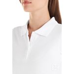 Playera polo blanca online mujer