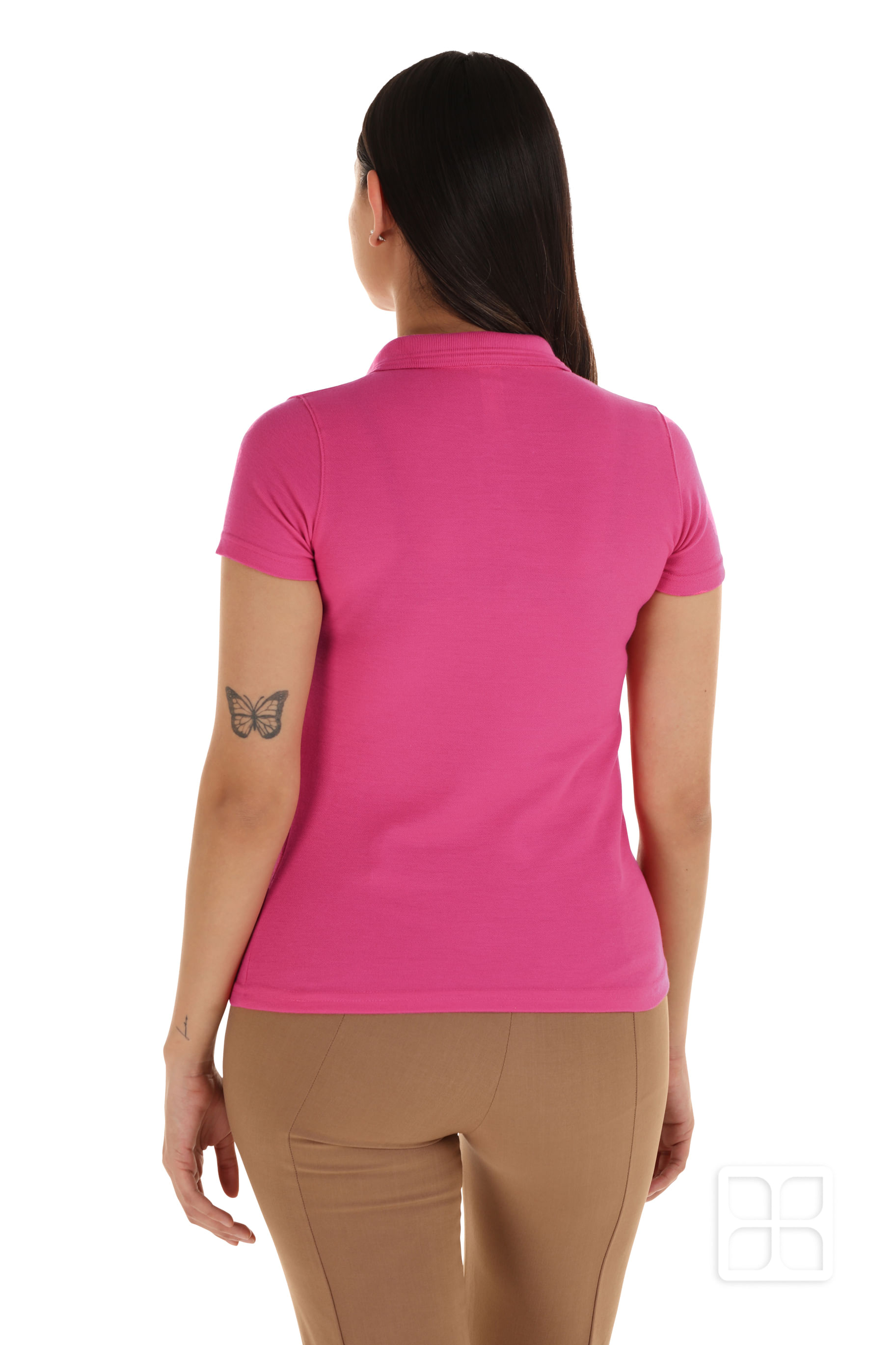 Playera Tipo Polo Premium Para Mujer Heliconia