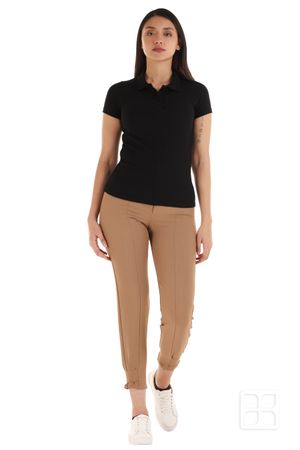 Playera Tipo Polo Premium para Mujer Color Negro