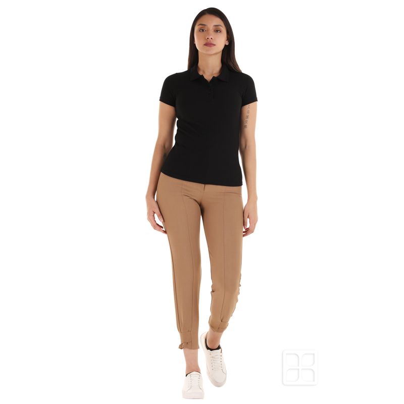 Playera polo mujer discount negra