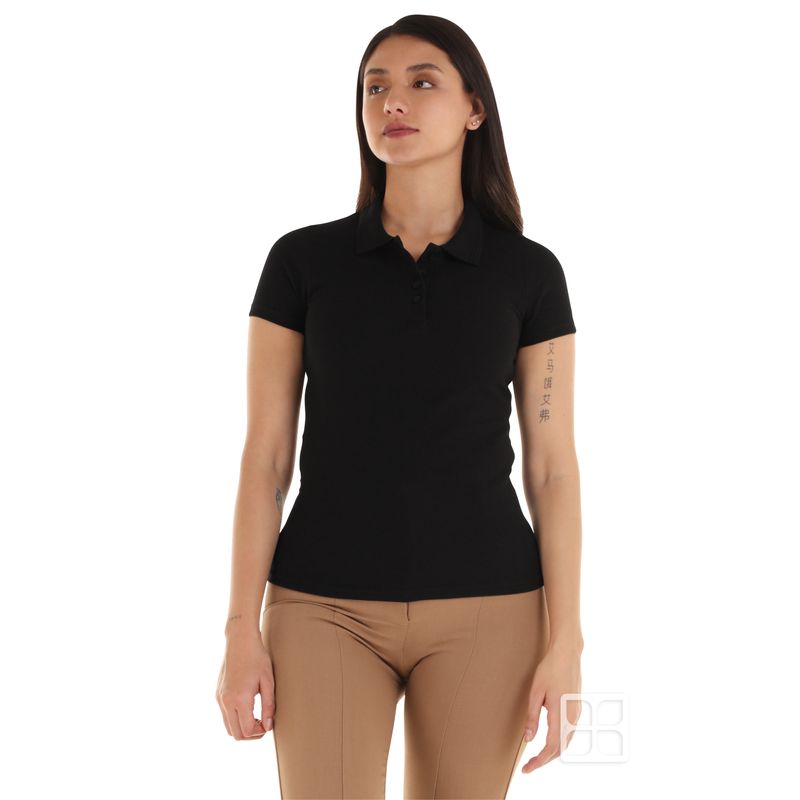 Playera tipo discount polo para mujer