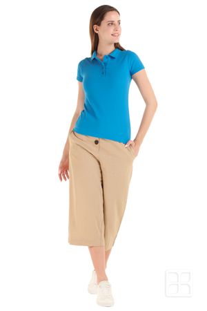 Playera Tipo Polo Premium para Mujer Color Turquesa