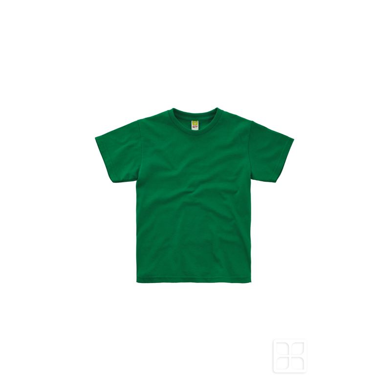 camiseta verde militar en blanco con cuello redondo y manga corta para niños  11728287 PNG