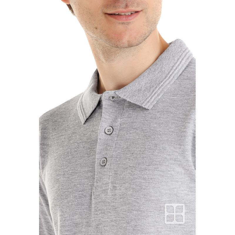 Playera Tipo Polo Hombre Euro Cotton Premium