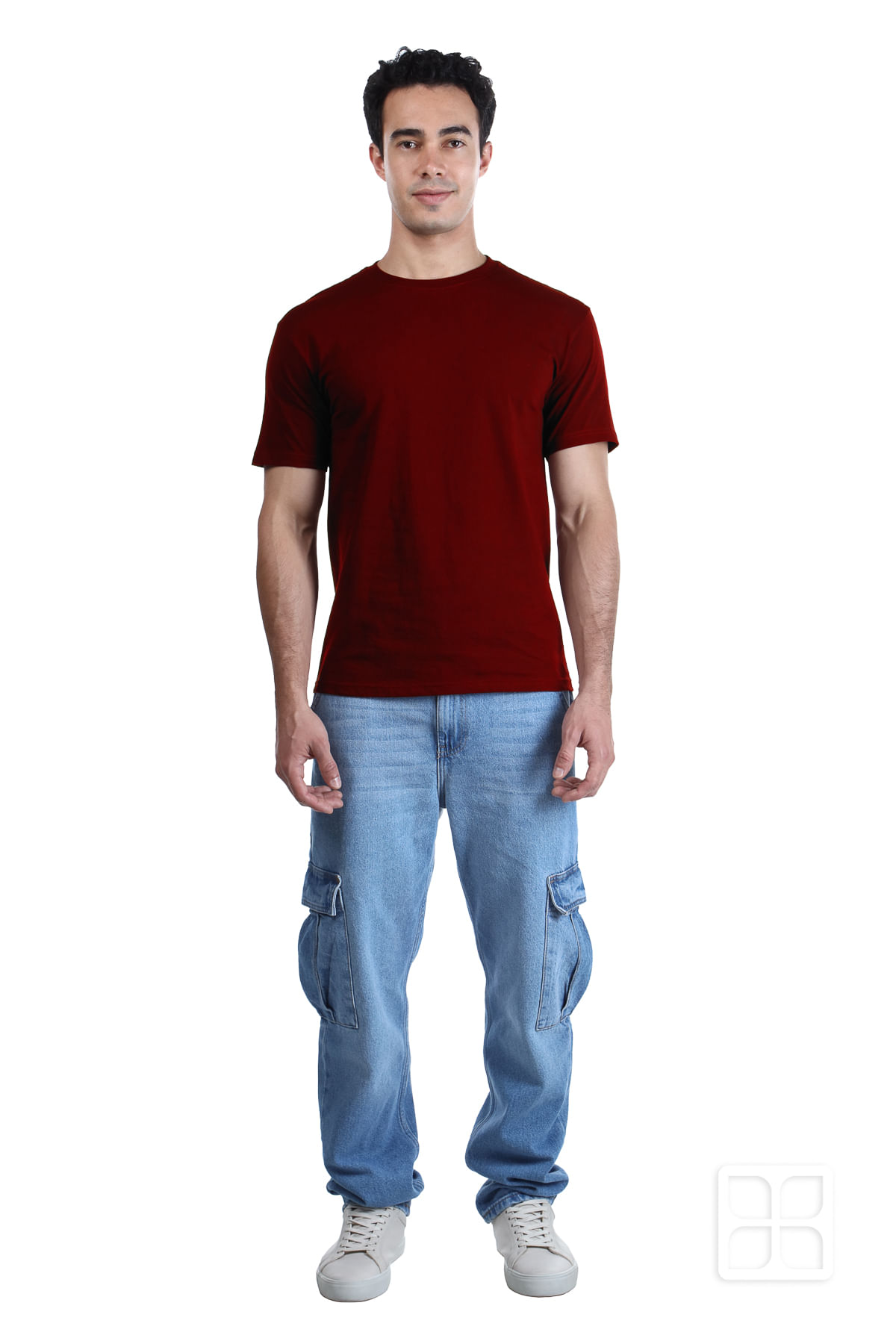 Playera color vino hombre hot sale