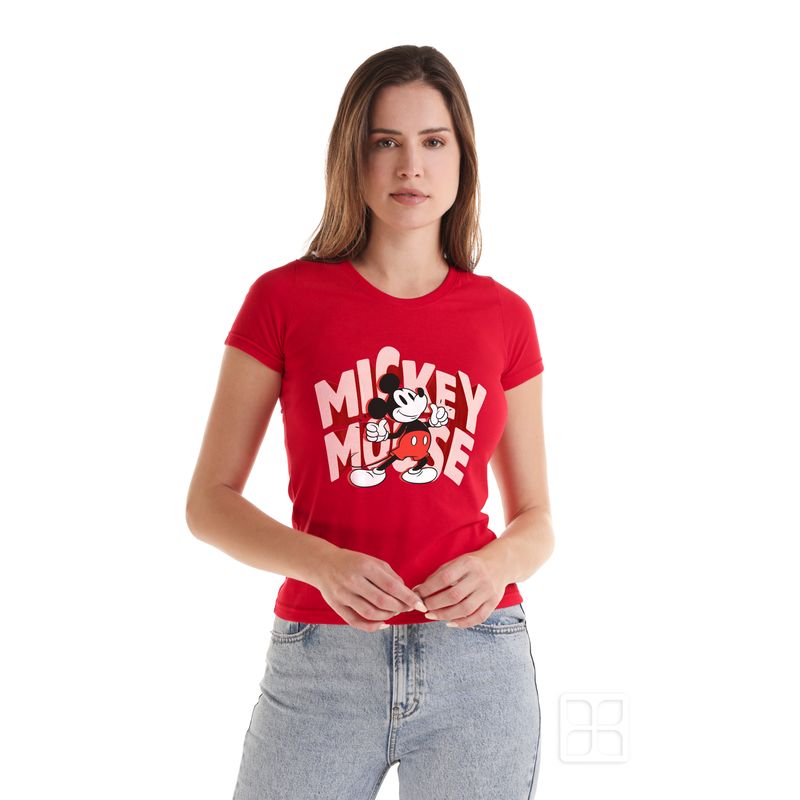 Playera mickey mouse online mujer