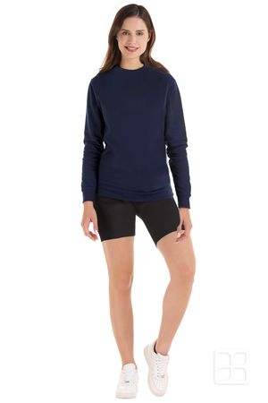 Sudadera Premium Unisex Cuello Redondo Color Marino