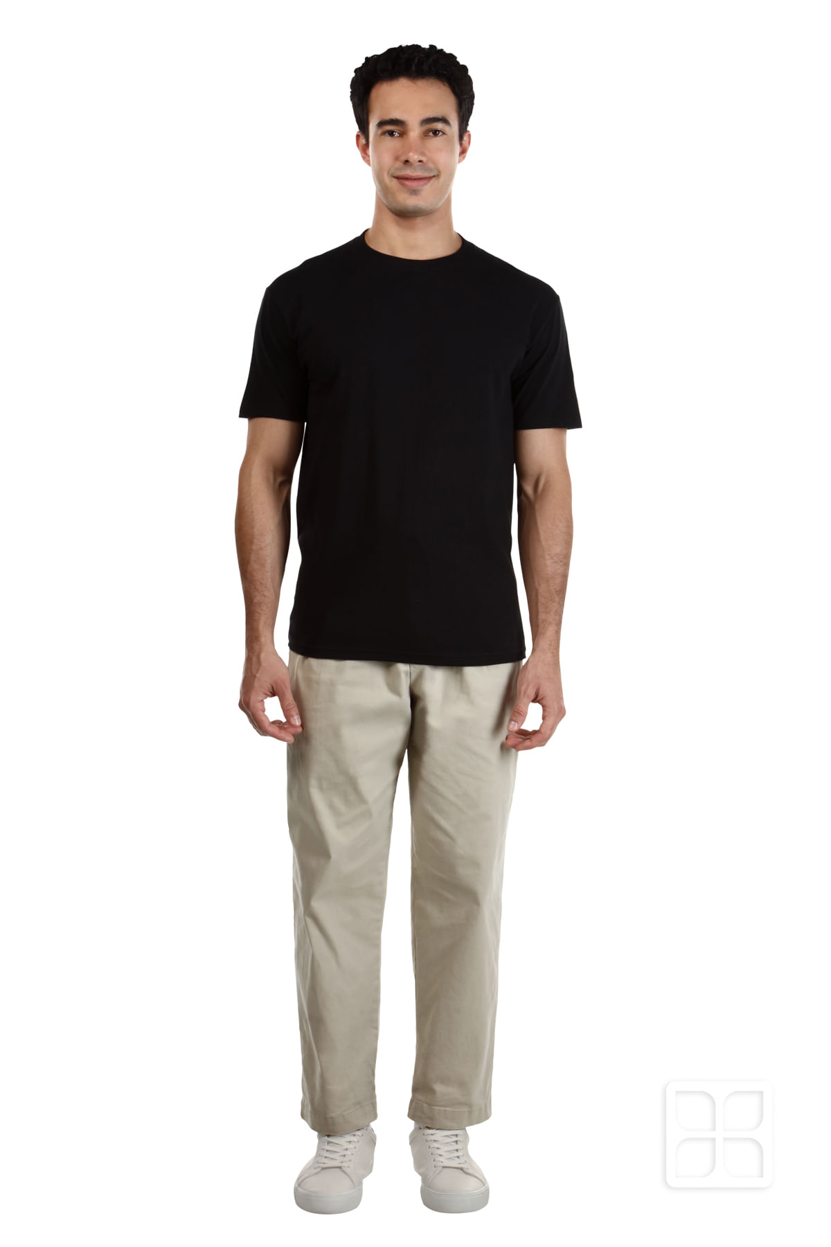 Playera100%AlgodónPeinadoCuelloRedondoMangaCortaPremiumparaHombreColorNegro