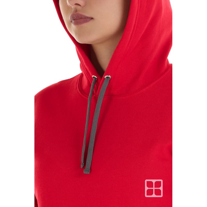 Sudadera con Capucha y Cangurera Unisex para Adulto Color Rojo – SíPromo