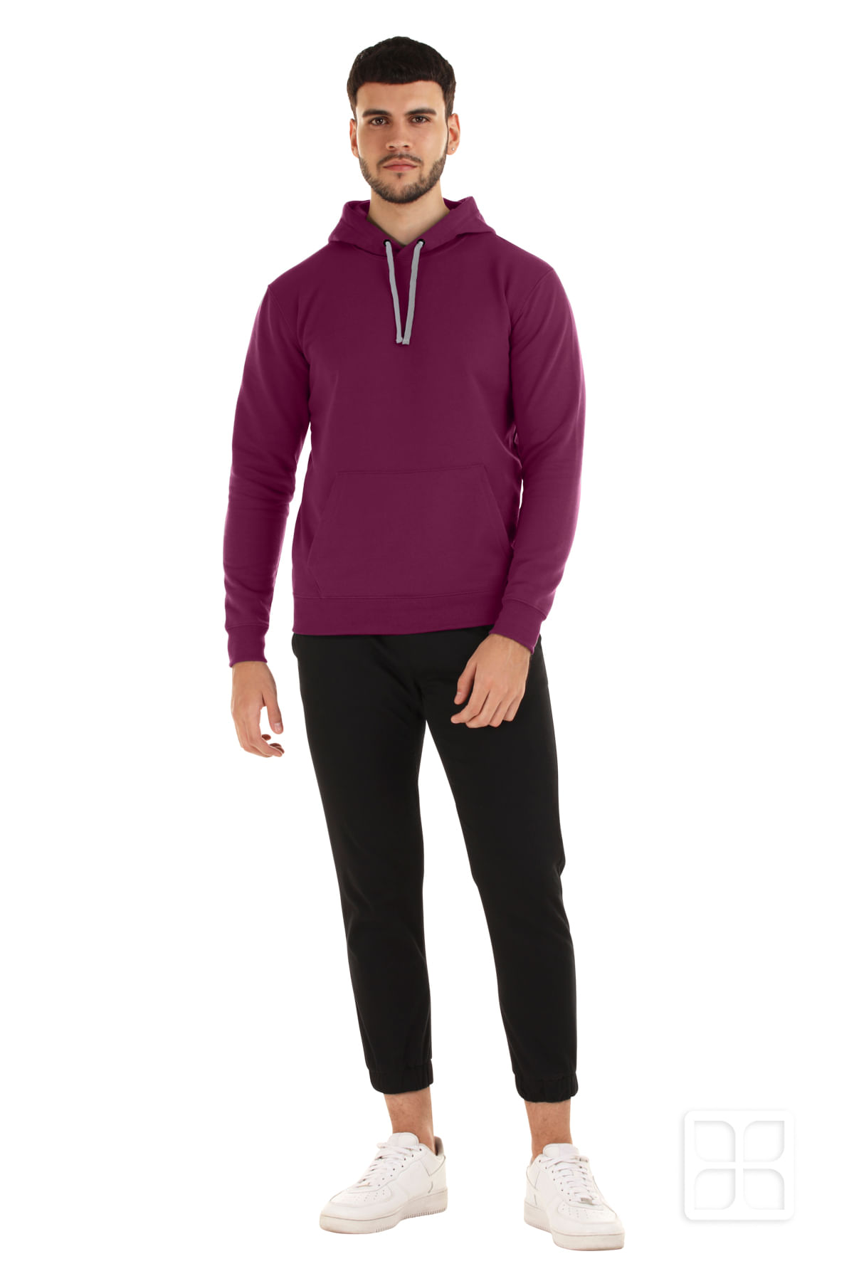 Sudaderas color discount vino para hombre