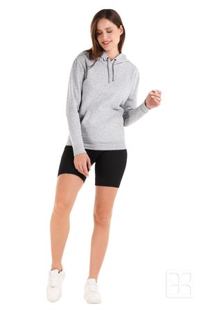 Sudadera Premium Unisex Cuello Redondo Con Capucha y Cangurera Color Jaspe