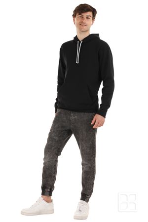 Sudadera Premium Unisex Cuello Redondo Con Capucha y Cangurera Color Negro
