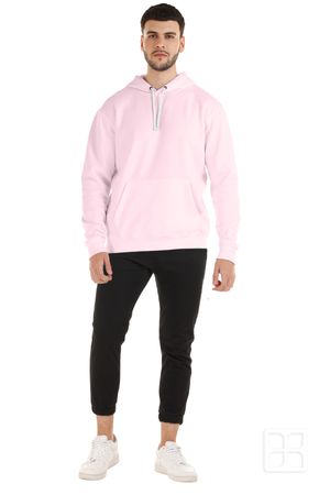 Sudadera Premium Unisex Cuello Redondo Con Capucha y Cangurera Color Rosa
