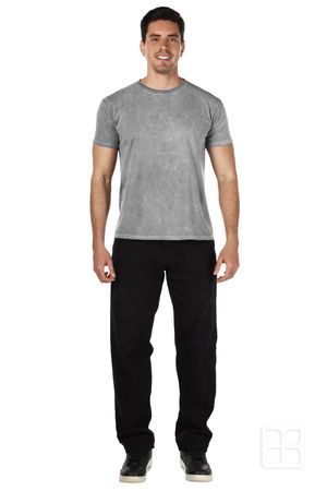 Playera Mineral Wash Gris Prelavado Unisex