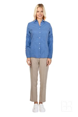 Camisa Premium Manga Larga Para Mujer Color Océano